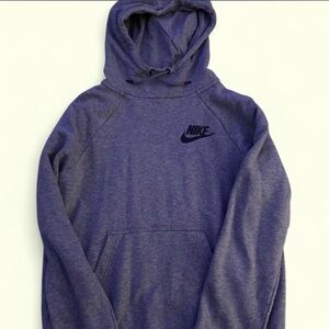 Nike Men's Heather Gray Pullover Hoodie
